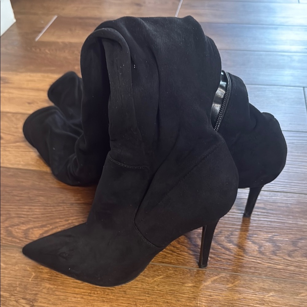 Aldo Black Stiletto Boots